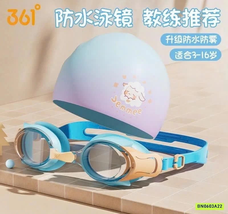 SET MŨ & KÍNH BƠI KIDS 361