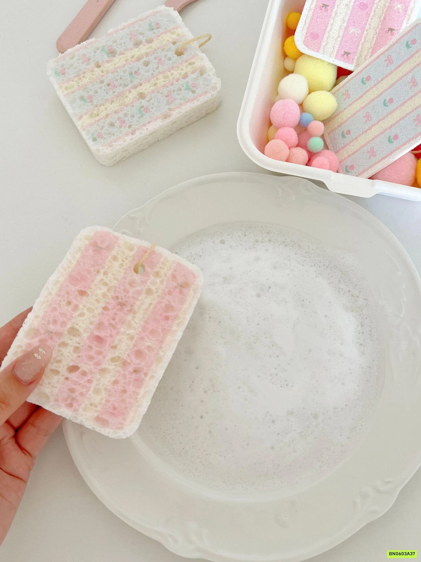 SÉT 2 MIẾNG RỬA CHÉN BỌT BIỂN