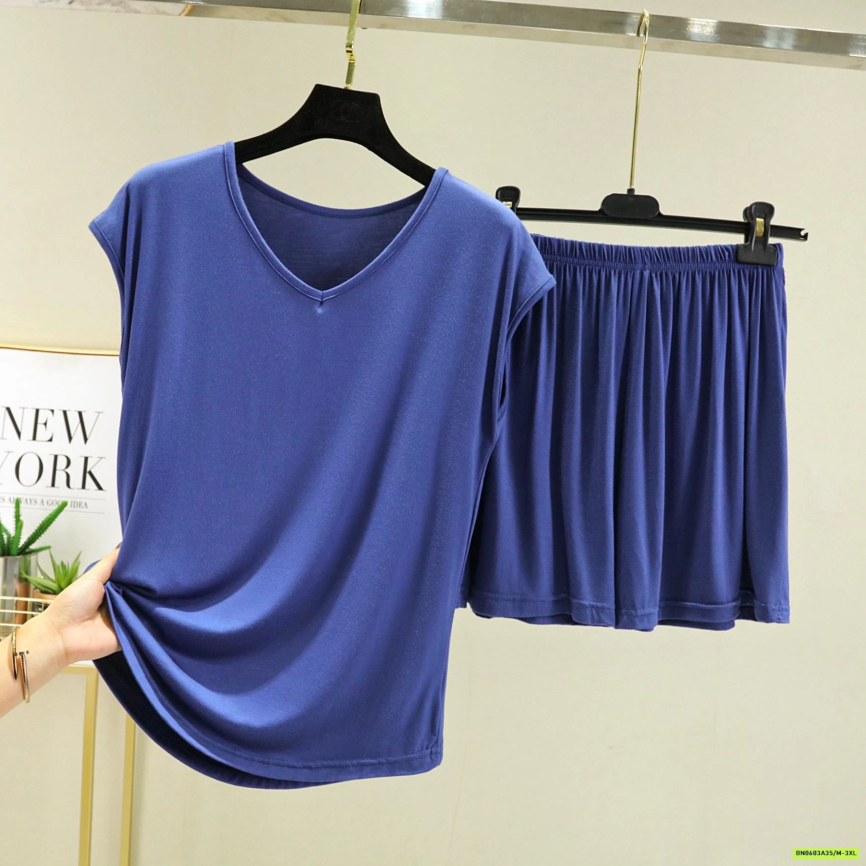 BỘ THUN LẠNH CỔ V