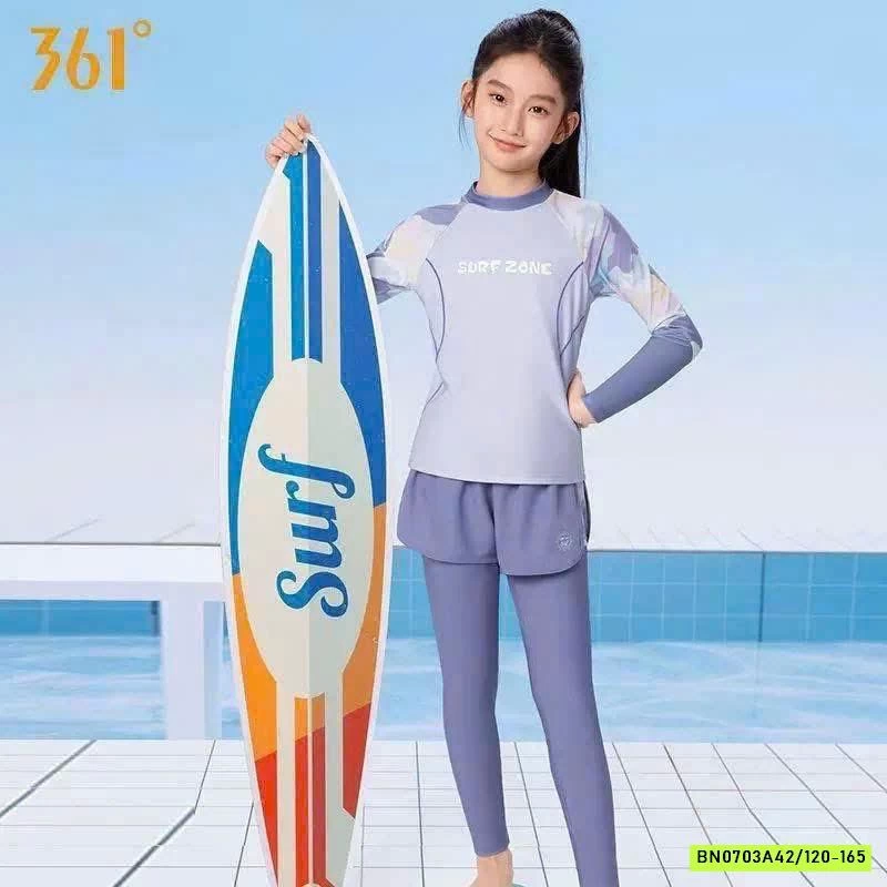 BỘ BƠI DÀI TAY BÉ GÁI 361