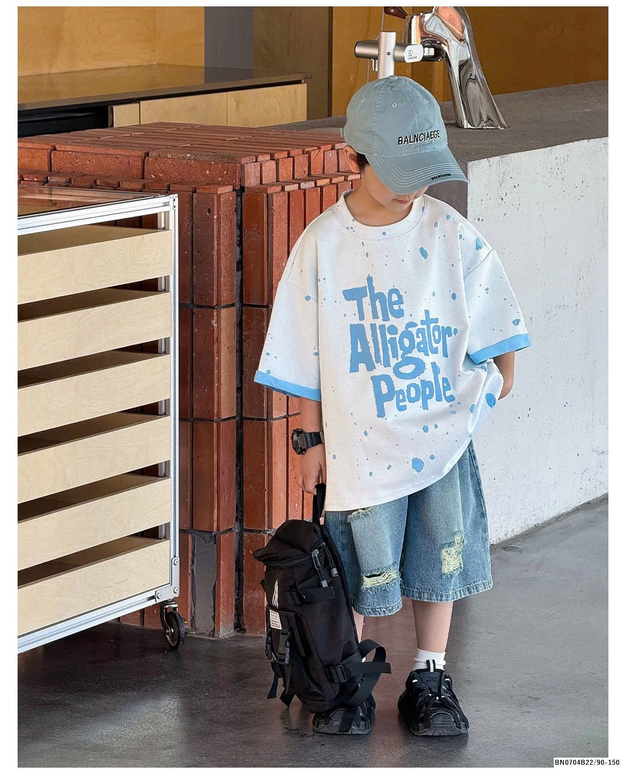 ÁO THUN CHỮ VẢY SƠN AOAOKID