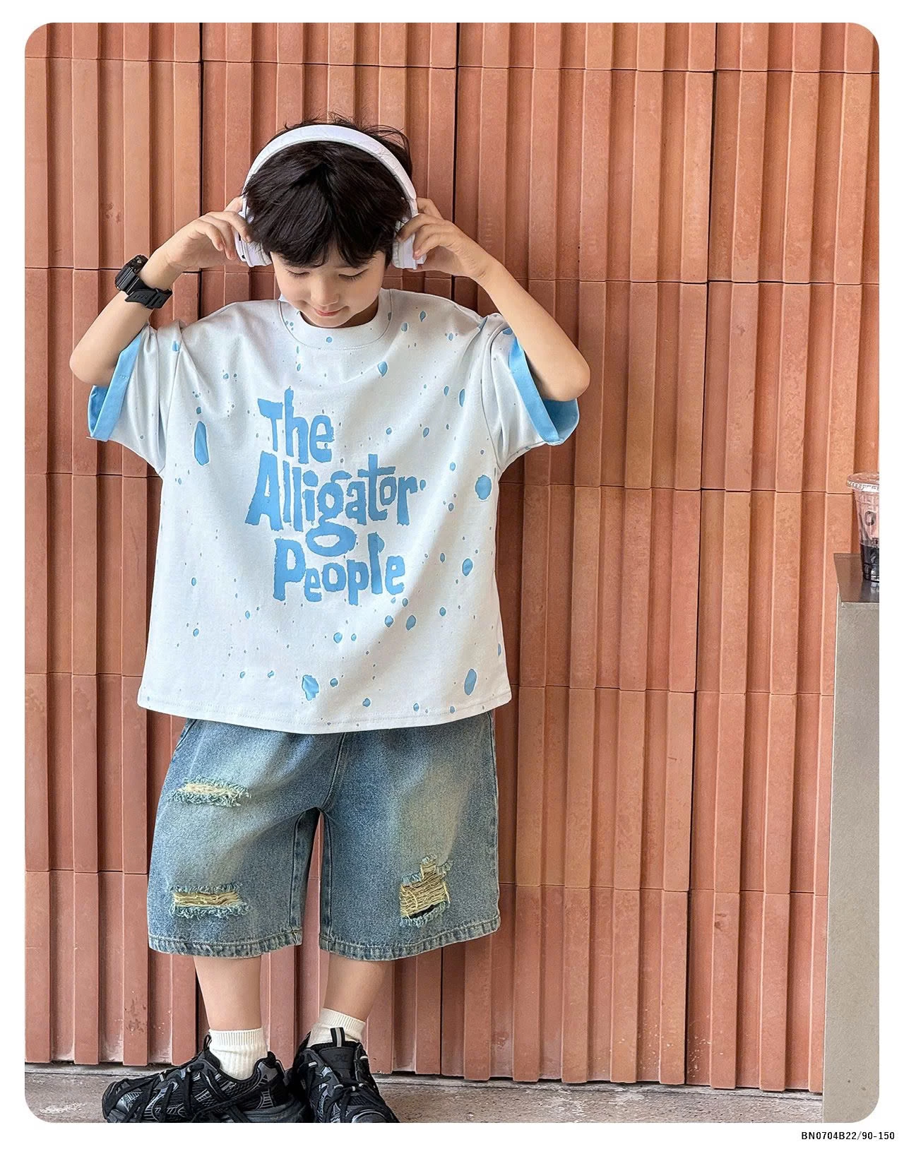 ÁO THUN CHỮ VẢY SƠN AOAOKID