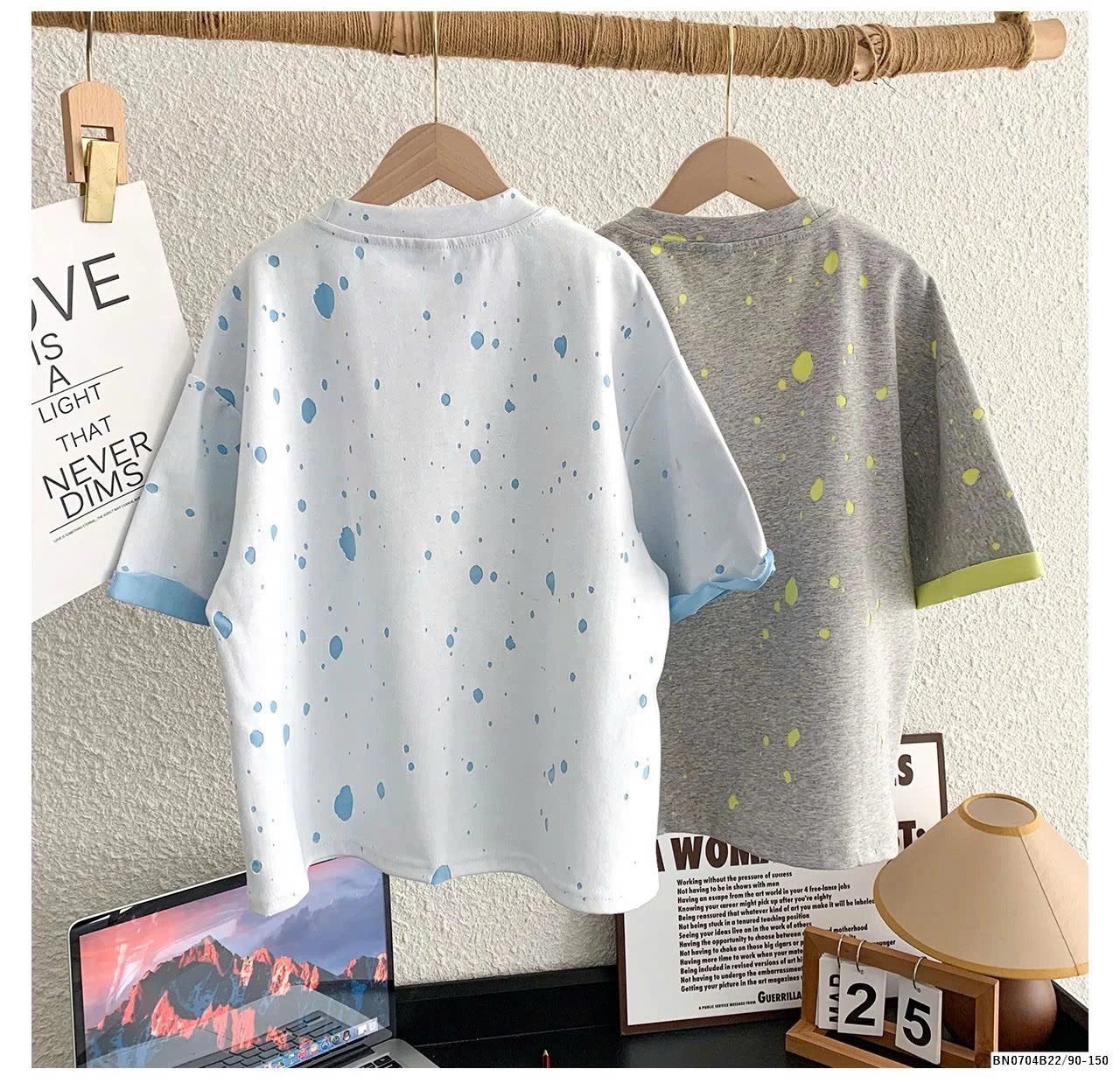 ÁO THUN CHỮ VẢY SƠN AOAOKID