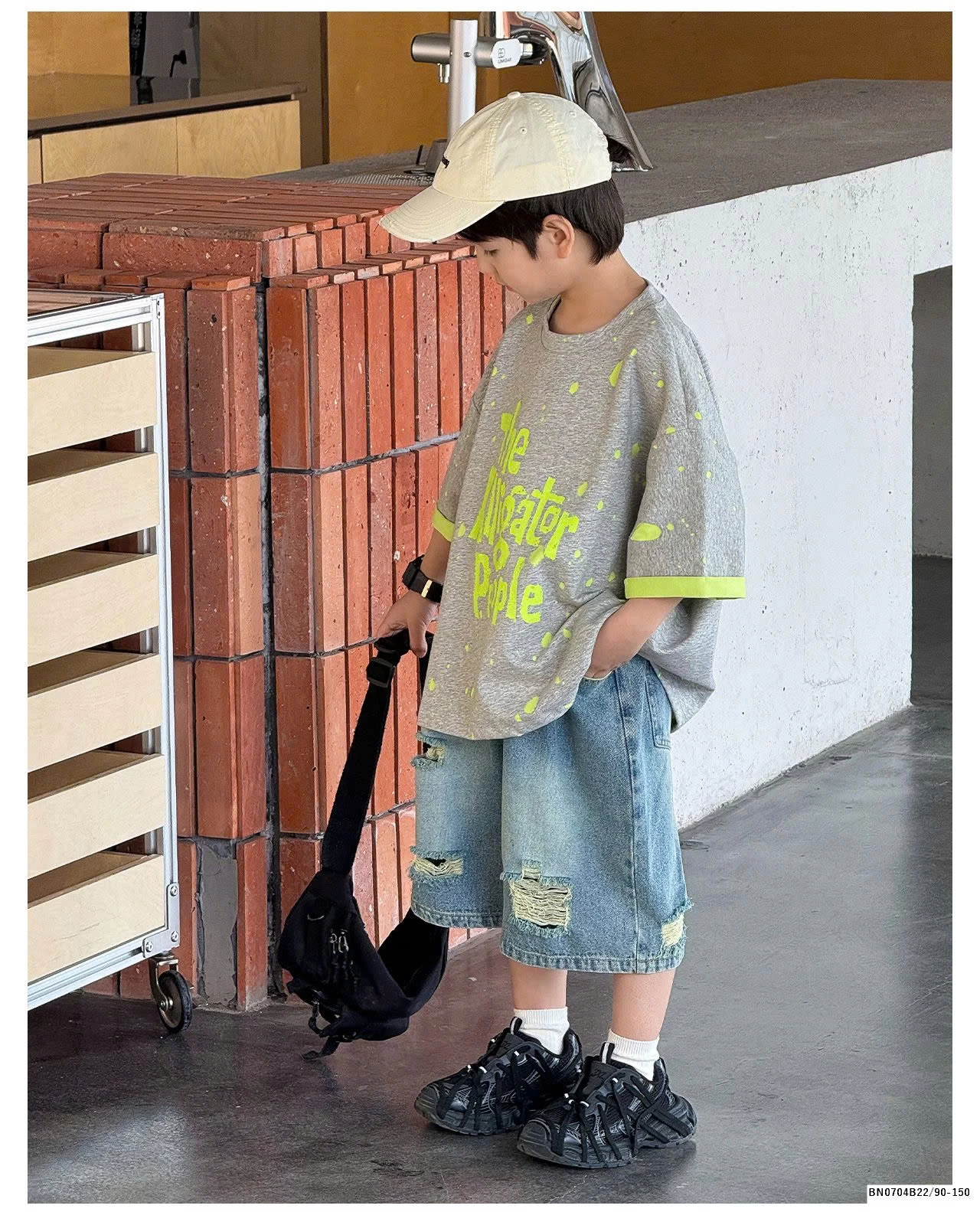 ÁO THUN CHỮ VẢY SƠN AOAOKID