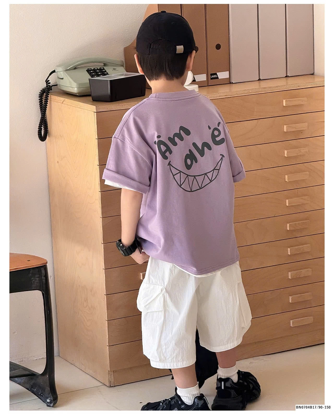 ÁO PHÔNG AOAOKID  IN HÌNH MONSTER