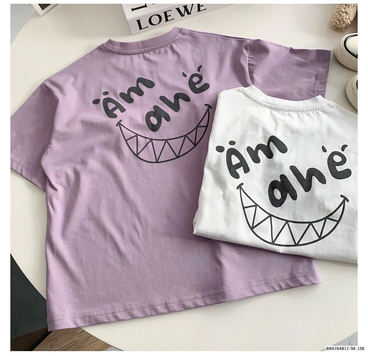 ÁO PHÔNG AOAOKID  IN HÌNH MONSTER