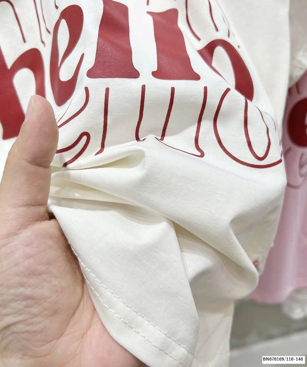 ÁO PHÔNG HELLO RÚT EO BÉ GÁI   KACADY