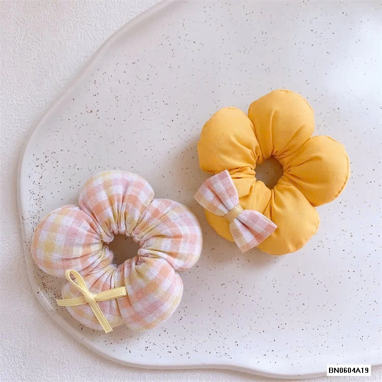 SÉT 2 BUỘC TÓC BÔNG HOA