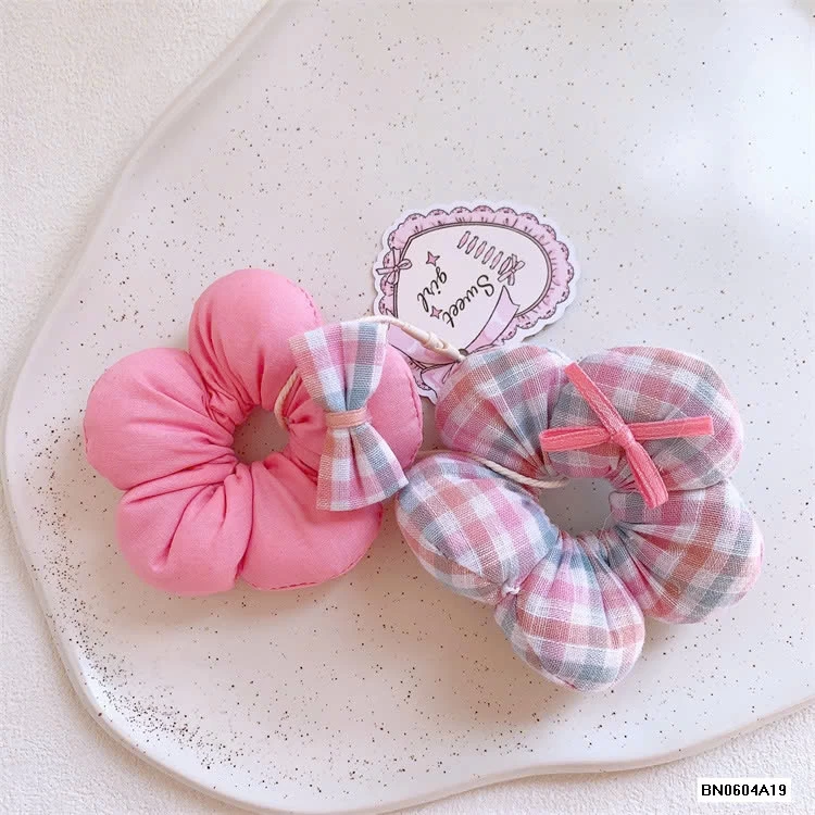 SÉT 2 BUỘC TÓC BÔNG HOA