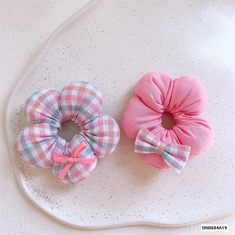 SÉT 2 BUỘC TÓC BÔNG HOA