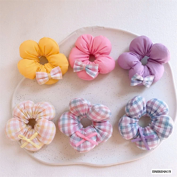 SÉT 2 BUỘC TÓC BÔNG HOA