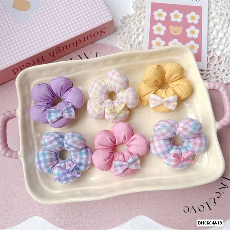 SÉT 2 BUỘC TÓC BÔNG HOA