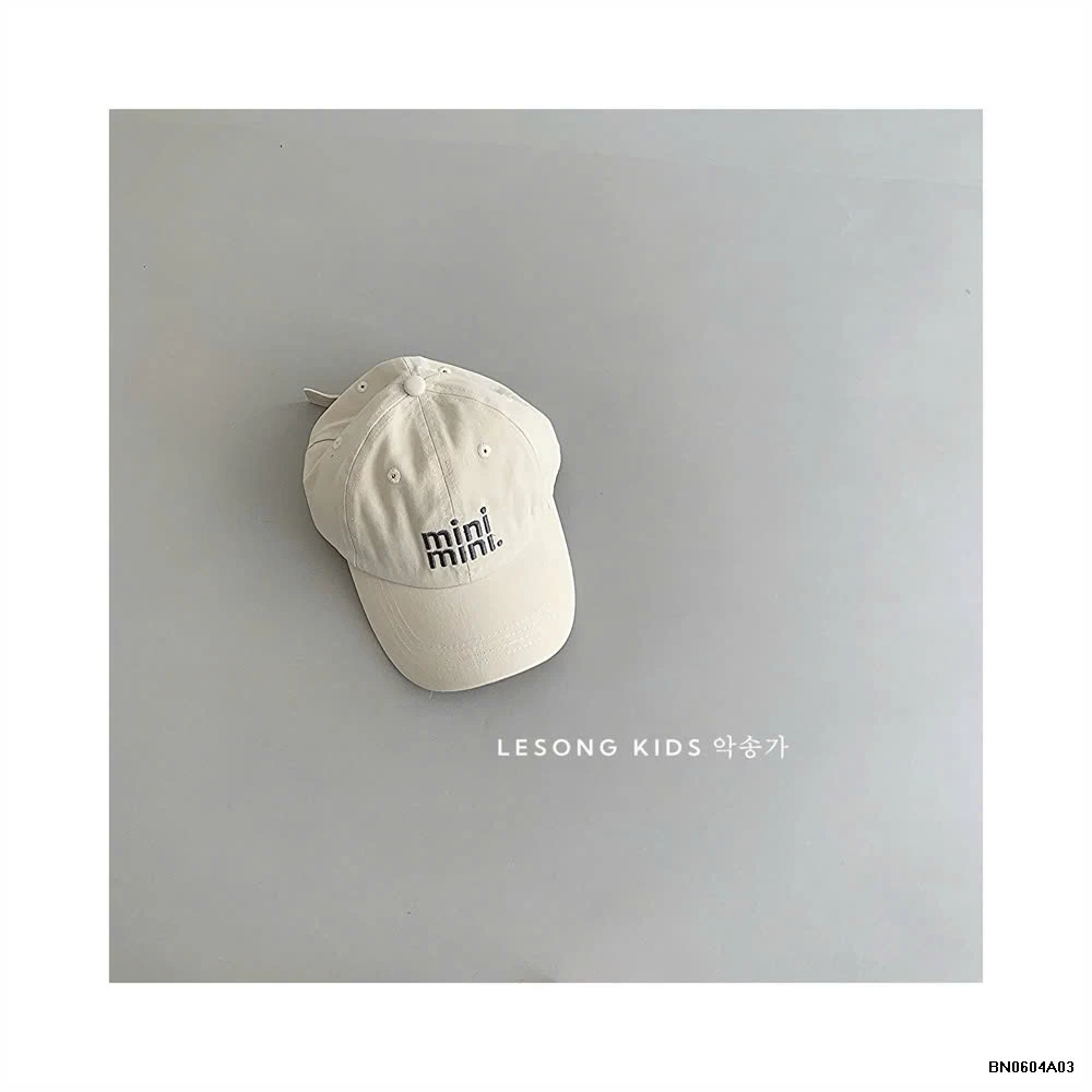 MŨ KẾT THÊU CHỮ MINI