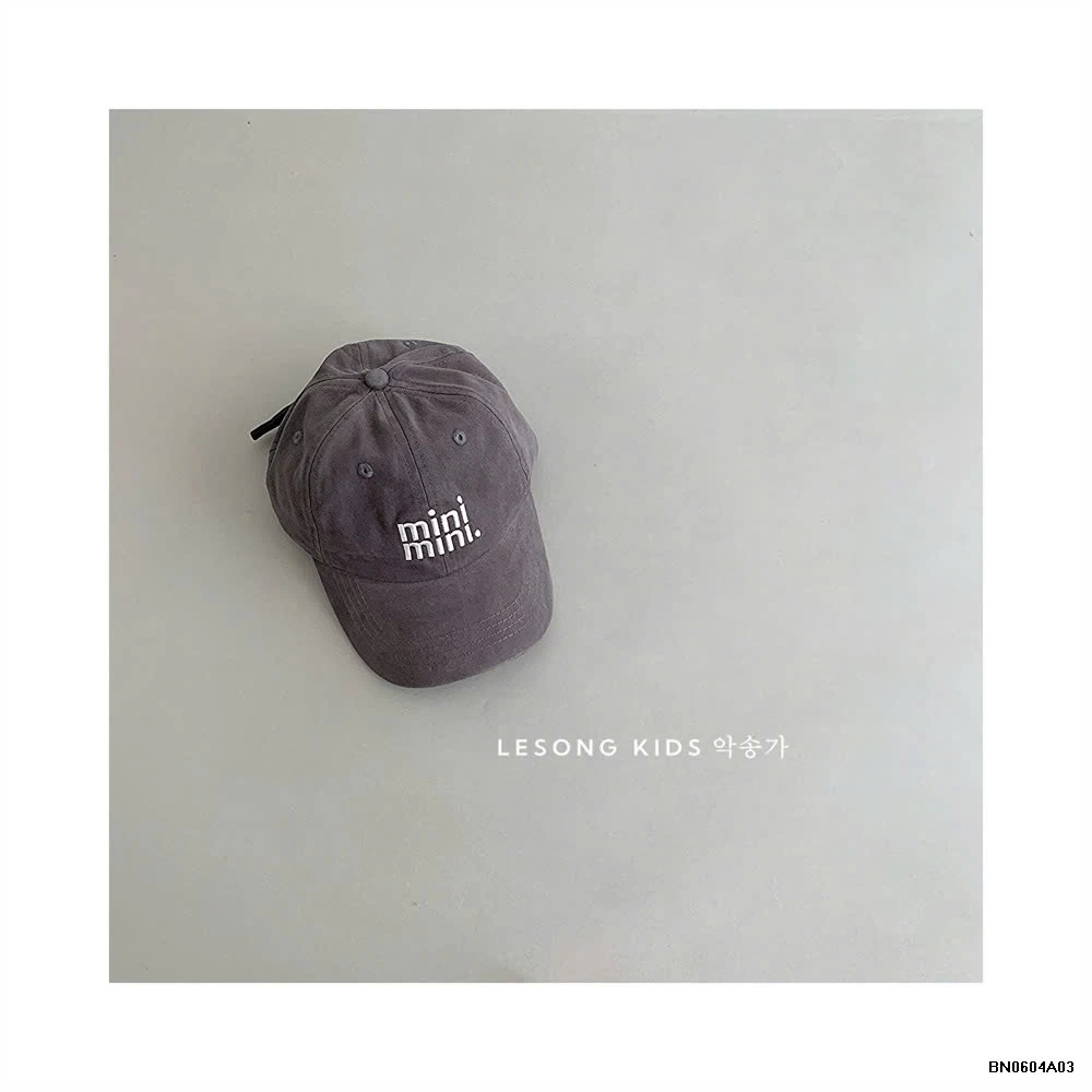 MŨ KẾT THÊU CHỮ MINI