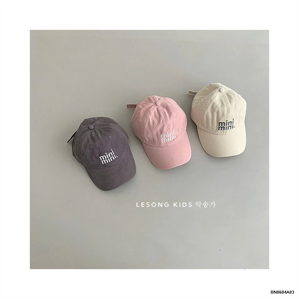 MŨ KẾT THÊU CHỮ MINI