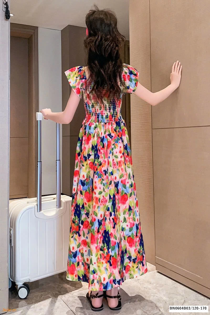 ĐẦM CHUN NGỰC SẮC MÀU ĐI BIỂN SZ ĐẠI