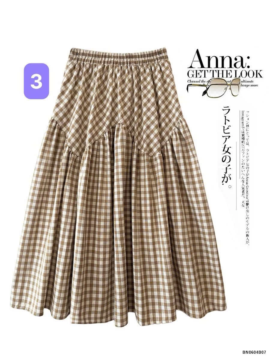 CHÂN VÁY KẺ CARO ANNA