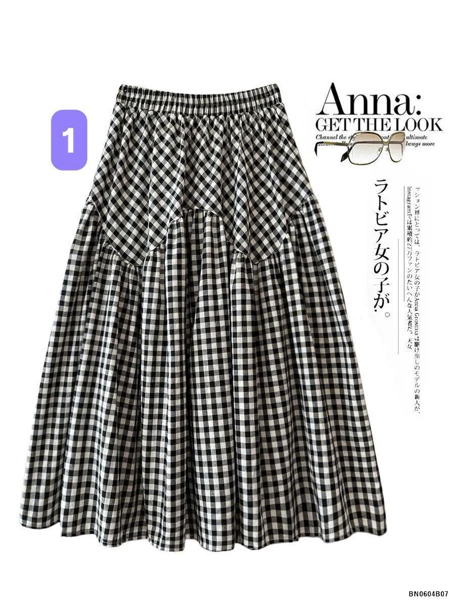 CHÂN VÁY KẺ CARO ANNA