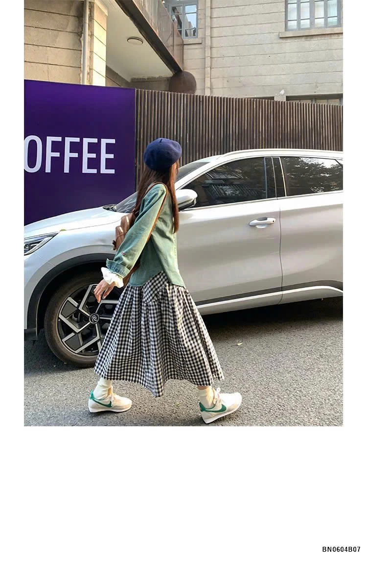 CHÂN VÁY KẺ CARO ANNA