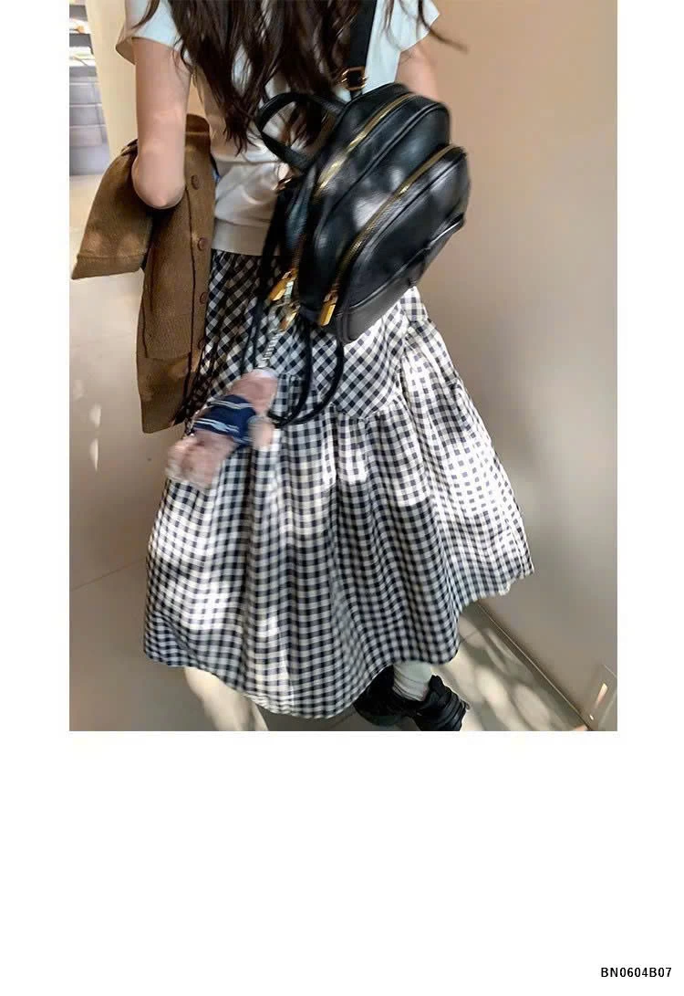 CHÂN VÁY KẺ CARO ANNA