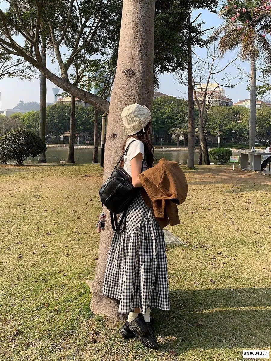 CHÂN VÁY KẺ CARO ANNA