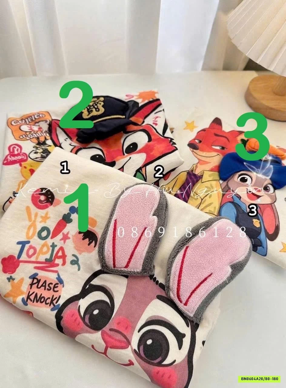 ÁO ZOOTOPIA IN HÌNH