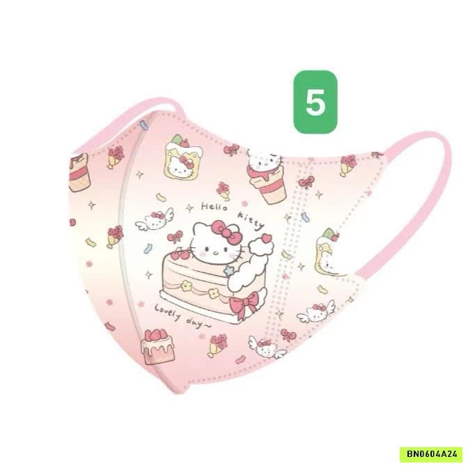 SET 50C KHẨU TRANG KITTY KUTE