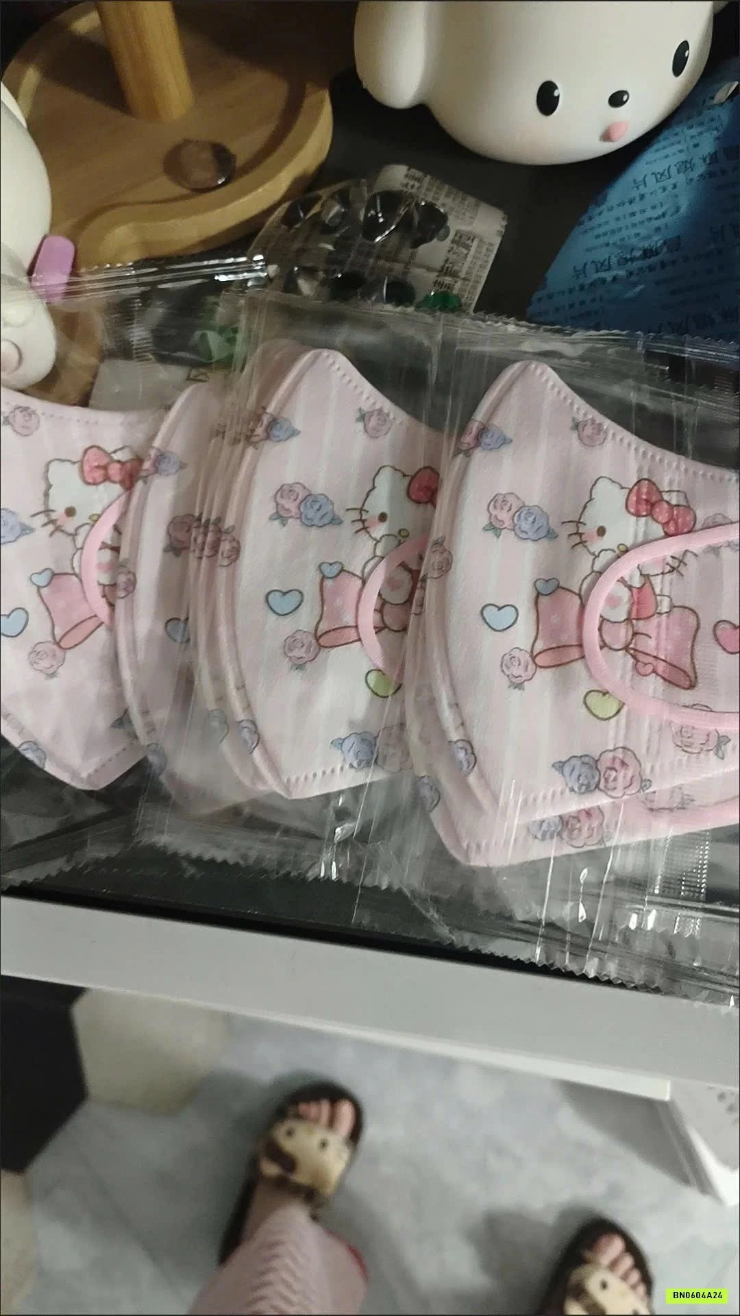 SET 50C KHẨU TRANG KITTY KUTE