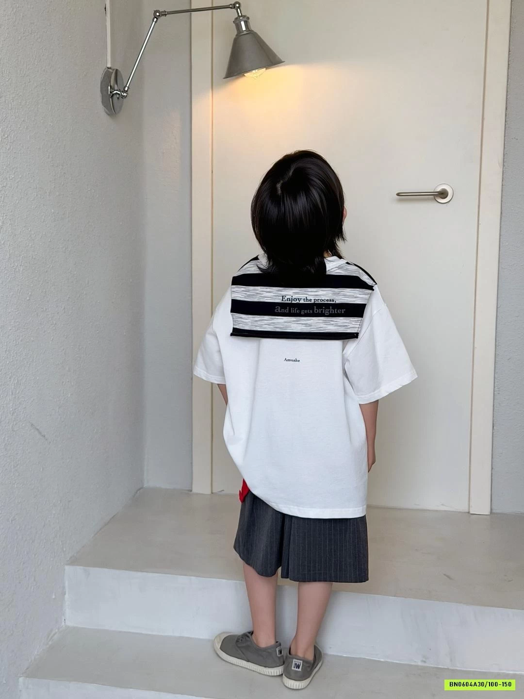 ÁO THUN GIẢ KHĂN CHOÀNG MIX SHORT ÂU