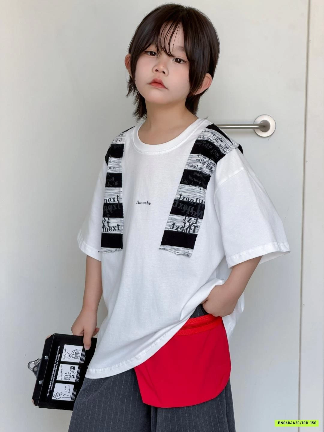 ÁO THUN GIẢ KHĂN CHOÀNG MIX SHORT ÂU