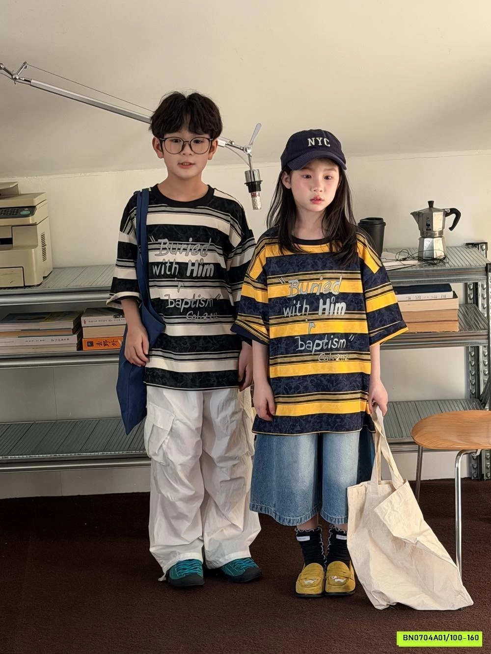 ÁO THUN KẺ CHỮ KUMAIKIDS