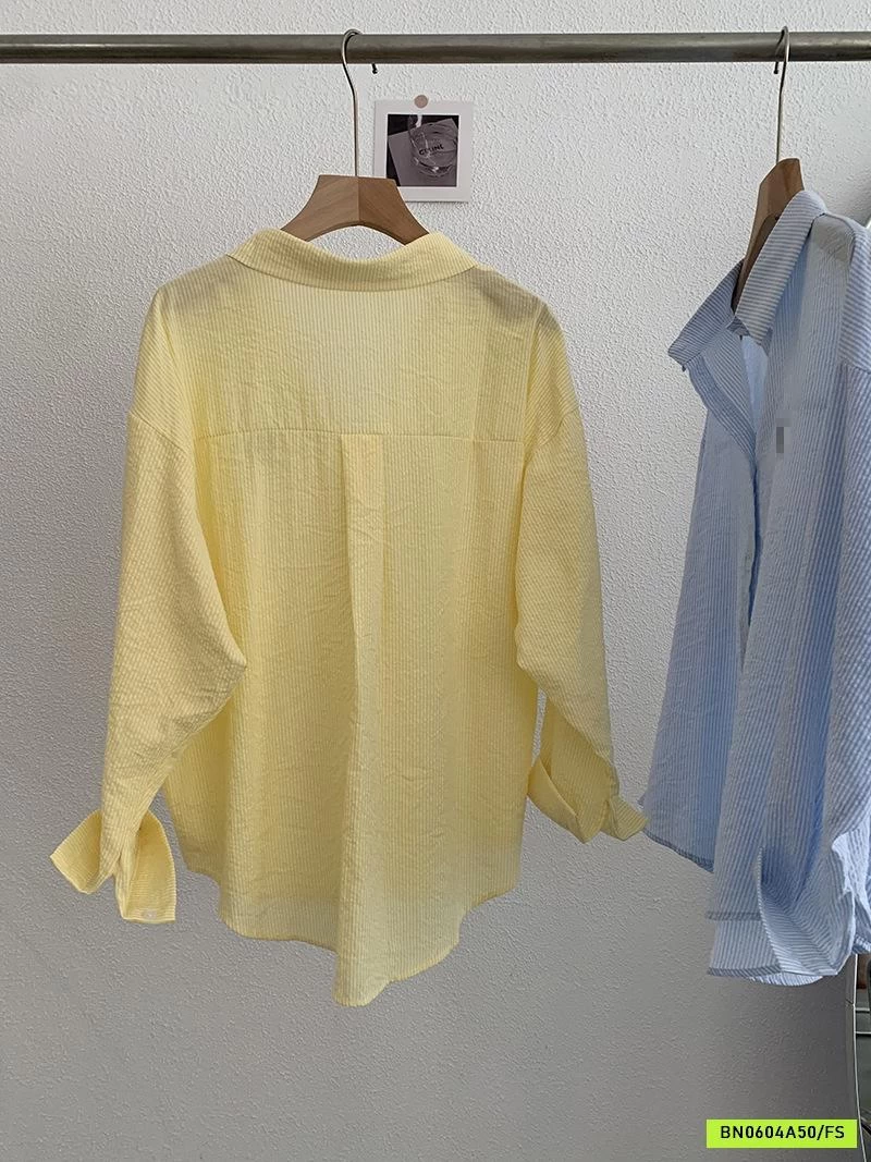 SƠ MI DŨI HÀN SỌC THÊU LOGO