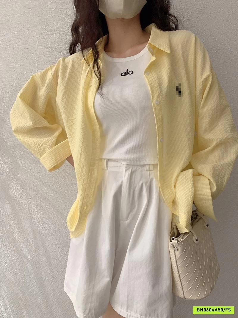 SƠ MI DŨI HÀN SỌC THÊU LOGO