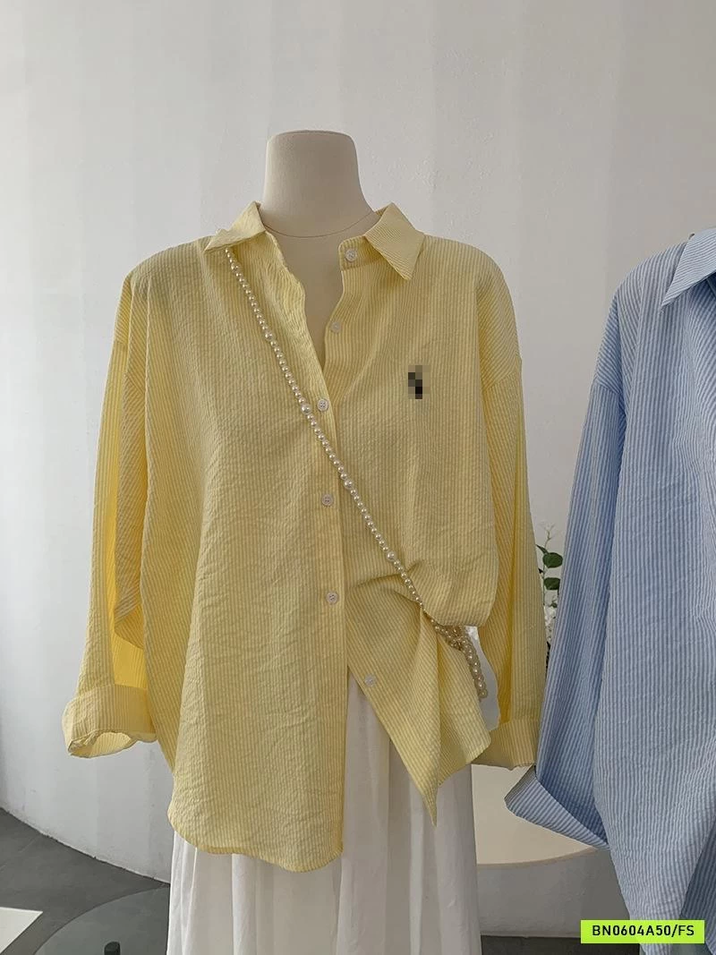 SƠ MI DŨI HÀN SỌC THÊU LOGO