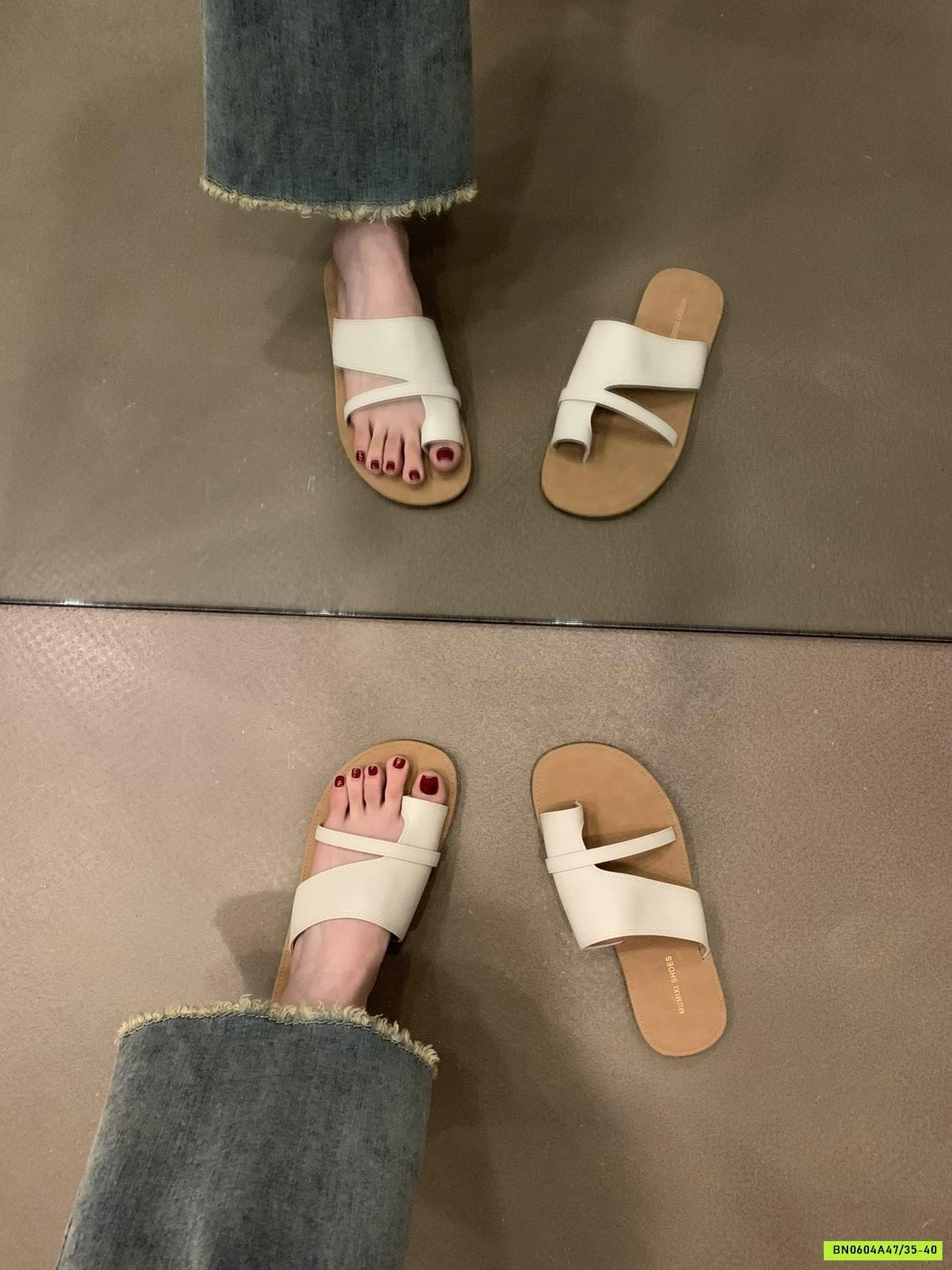 DÉP LÊ QUAI DA XỎ NGÓN HÀN QUỐC