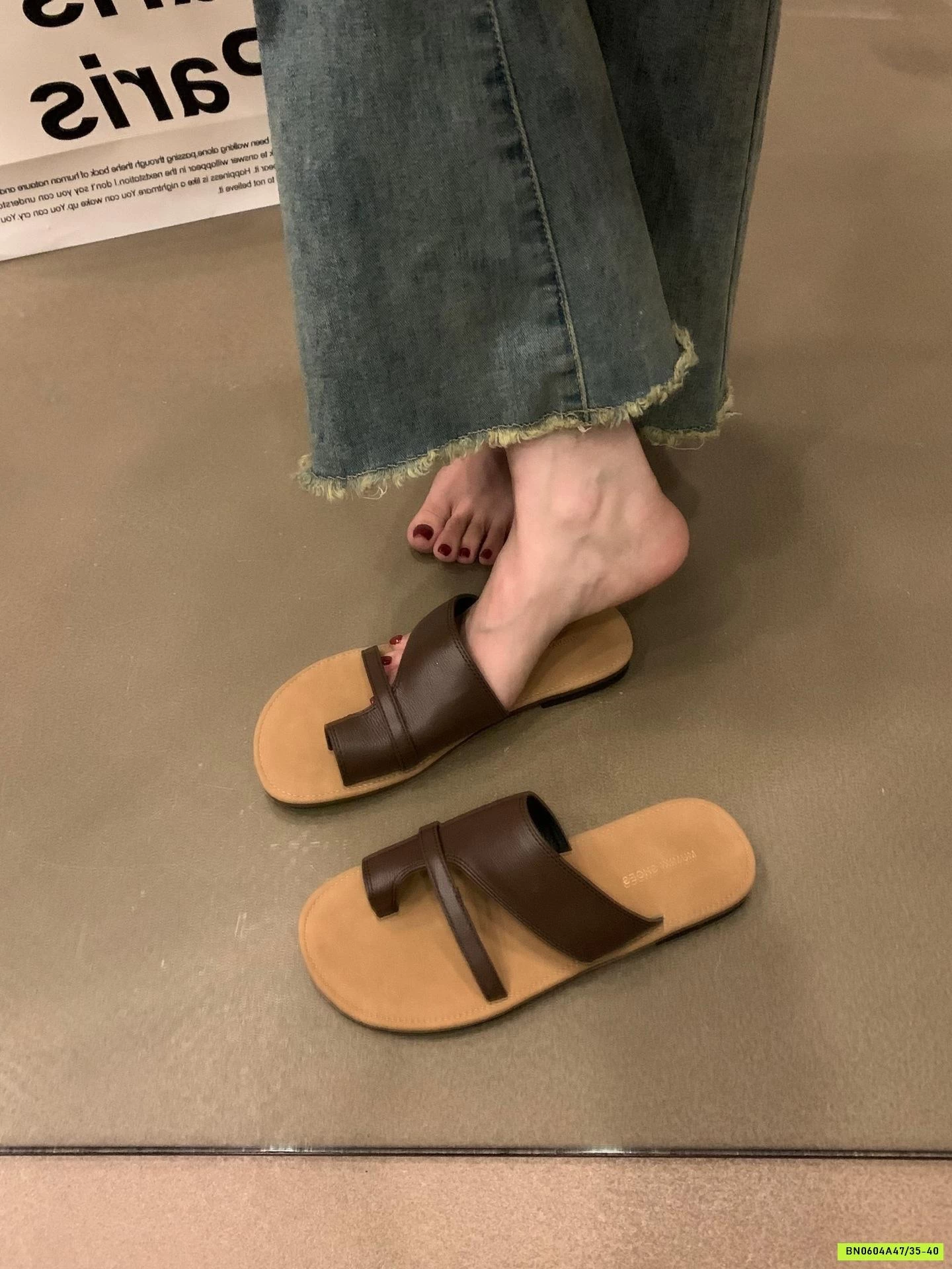 DÉP LÊ QUAI DA XỎ NGÓN HÀN QUỐC