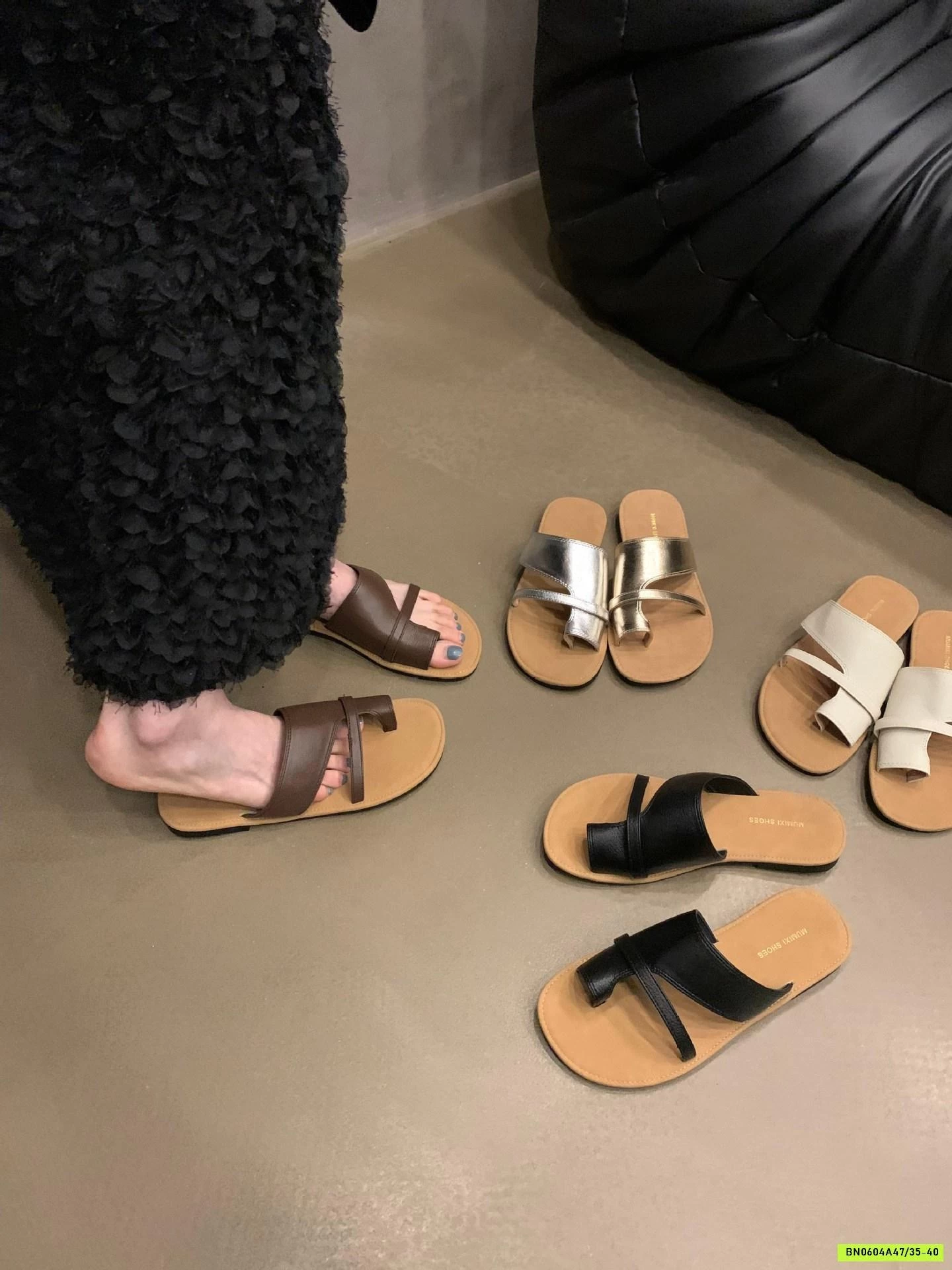 DÉP LÊ QUAI DA XỎ NGÓN HÀN QUỐC