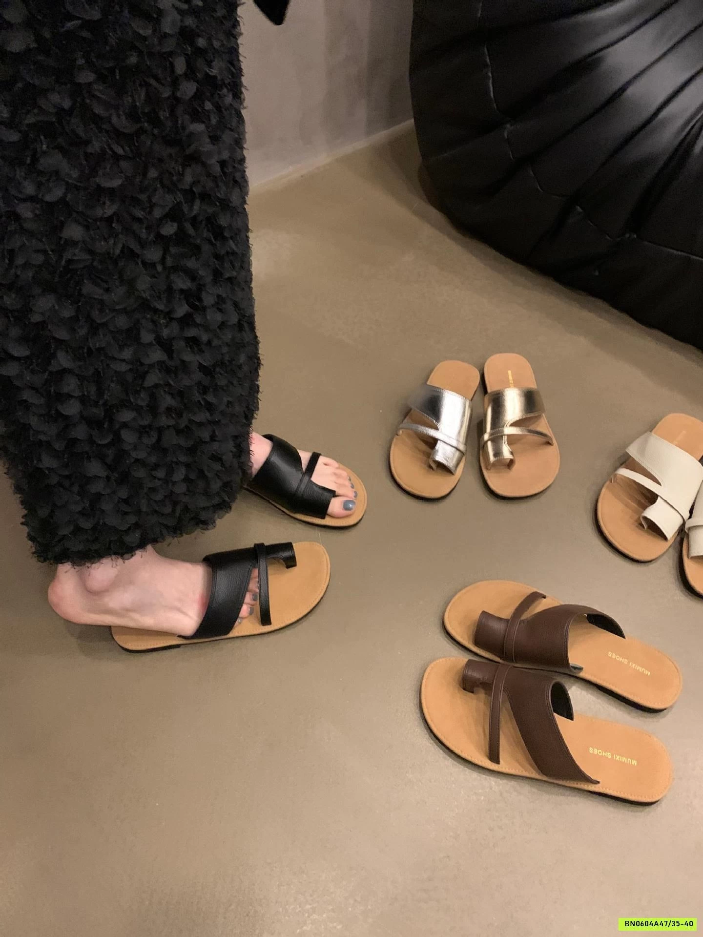 DÉP LÊ QUAI DA XỎ NGÓN HÀN QUỐC