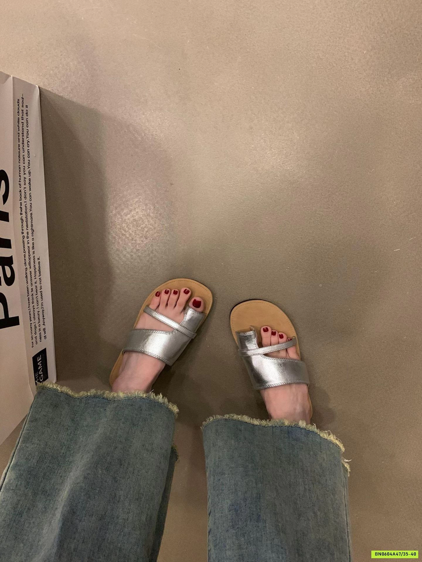 DÉP LÊ QUAI DA XỎ NGÓN HÀN QUỐC