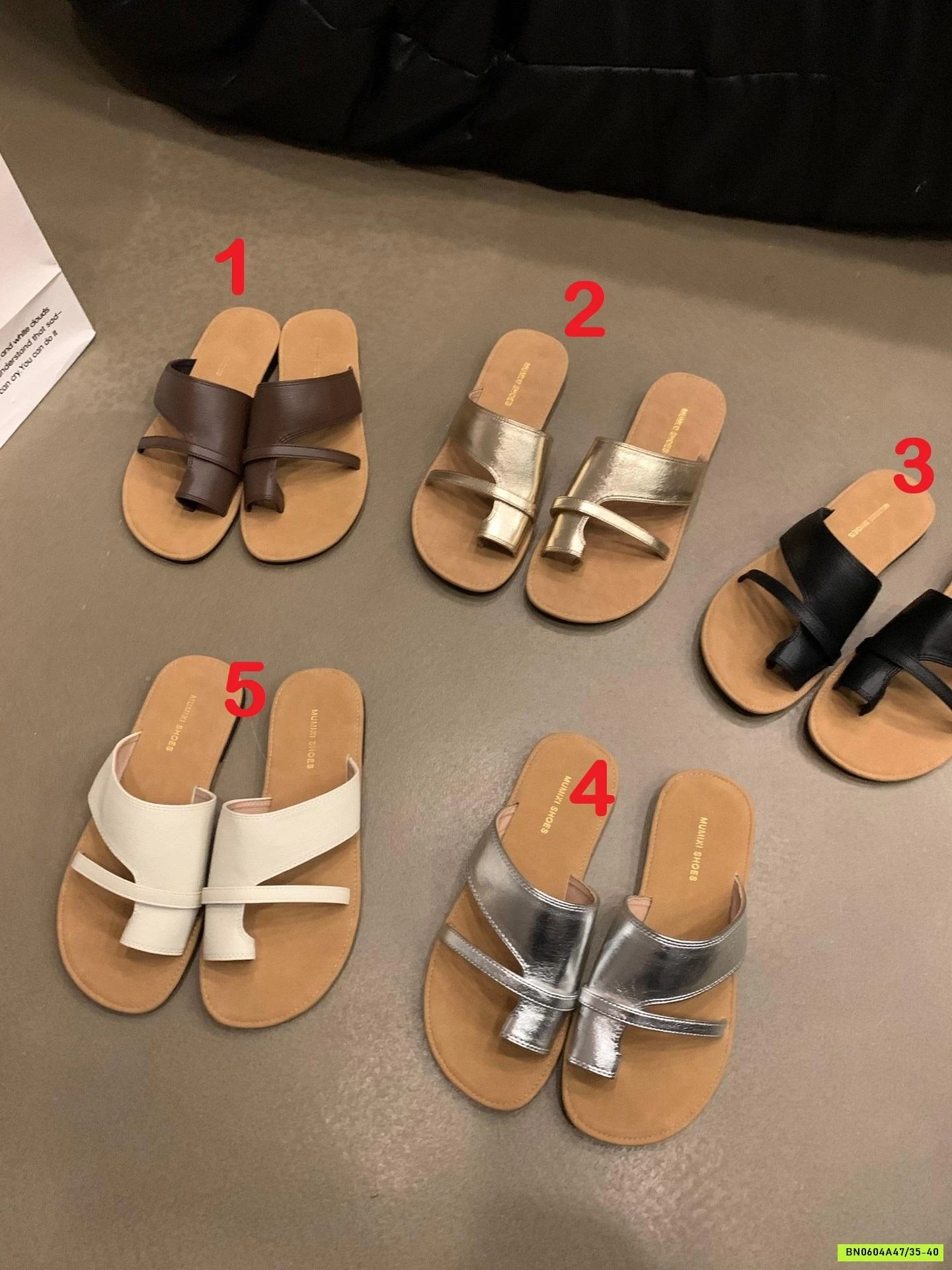 DÉP LÊ QUAI DA XỎ NGÓN HÀN QUỐC