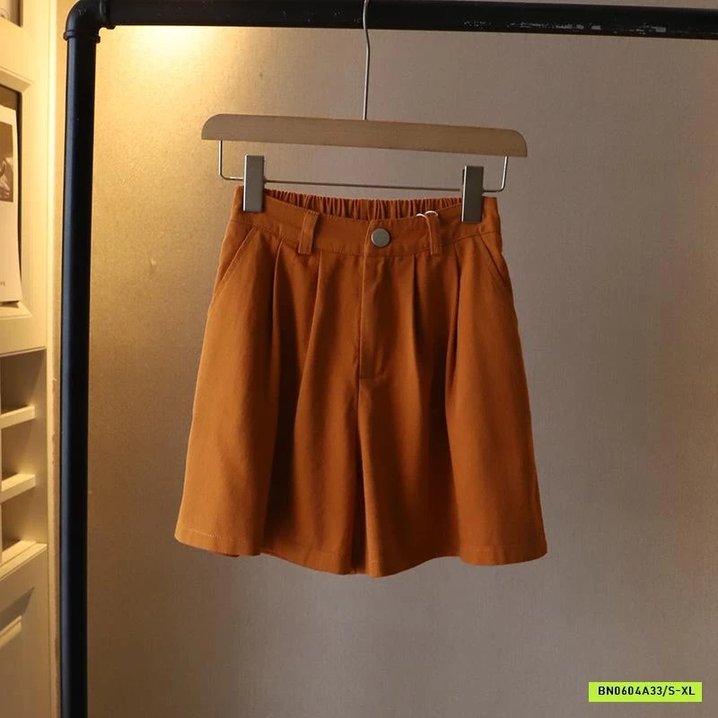 SHORT THÔ TRƠN MÀU CẠP CÚC XUẤT HÀN