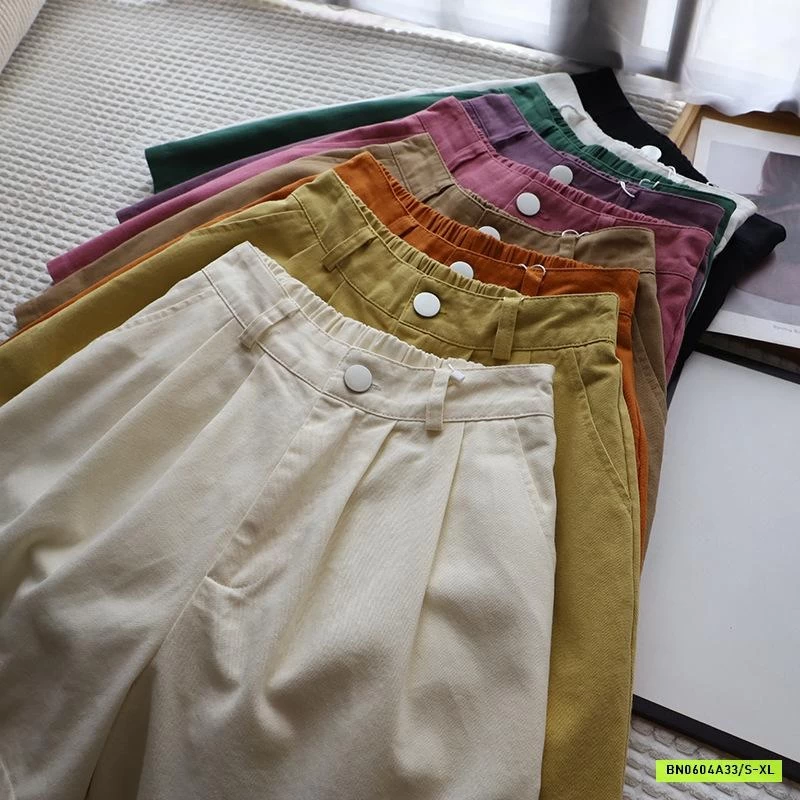 SHORT THÔ TRƠN MÀU CẠP CÚC XUẤT HÀN