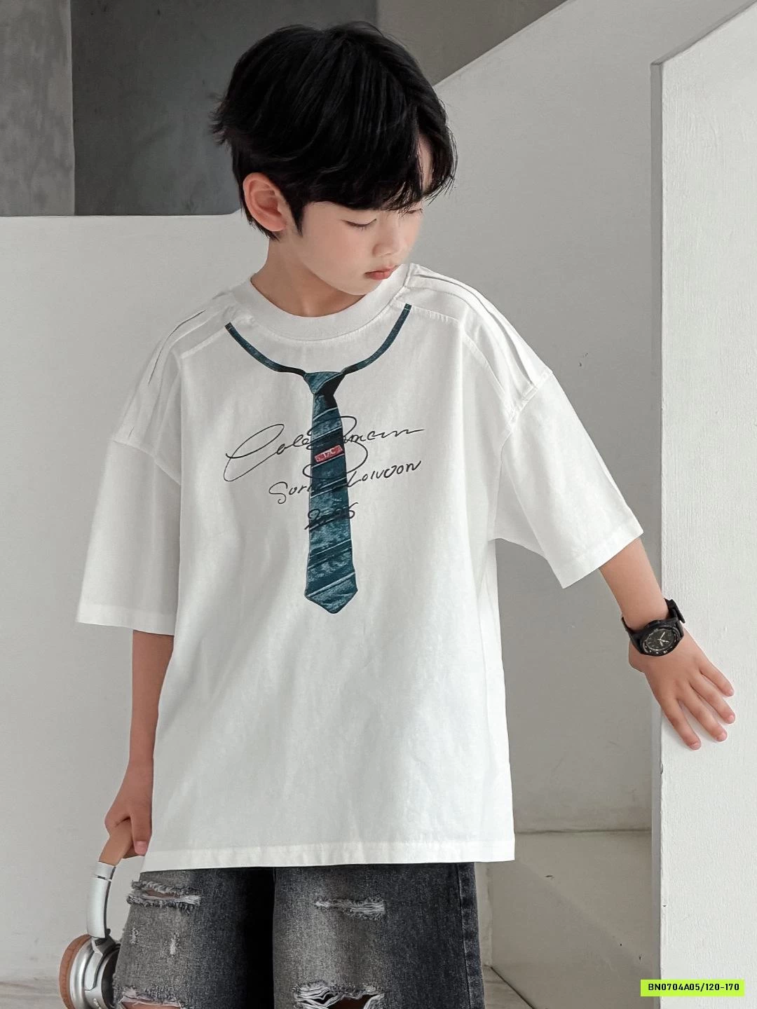 ÁO THUN IN CÀ VẠT SZ ĐẠI