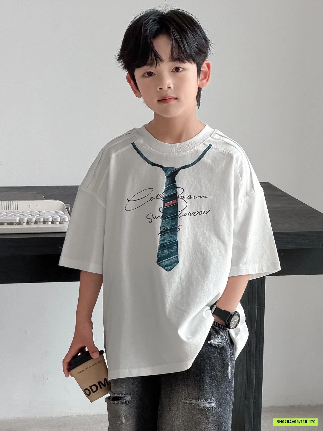 ÁO THUN IN CÀ VẠT SZ ĐẠI