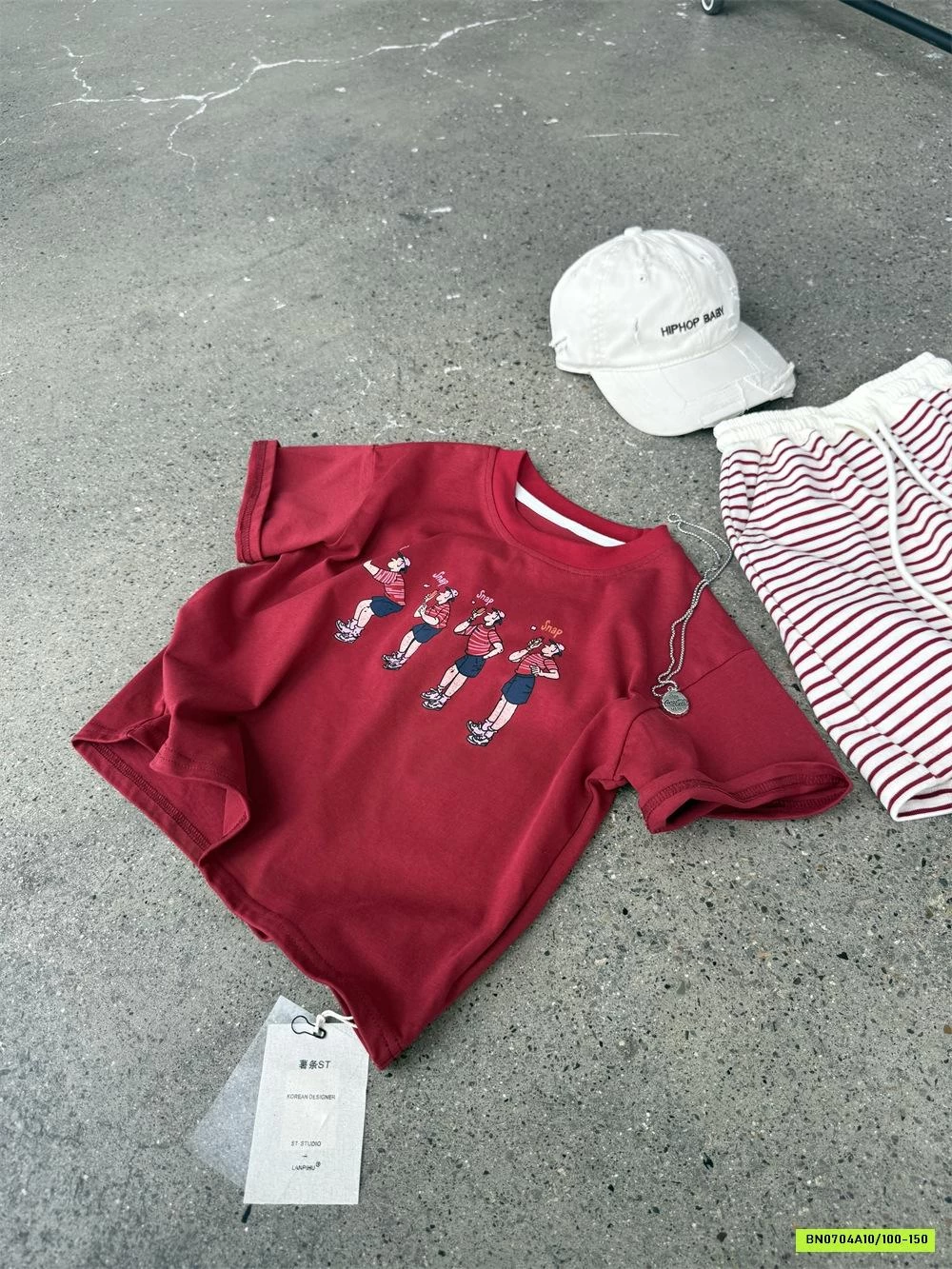 ÁO THUN ĐỎ IN HÌNH