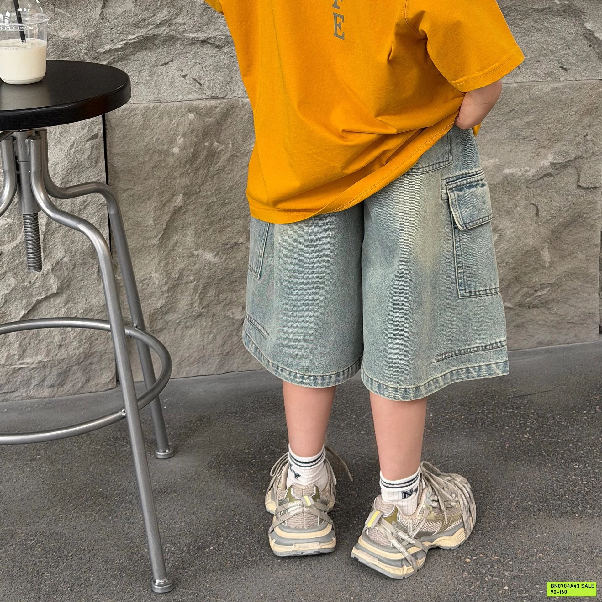 SHORT JEANS TÚI HỘP FANSHU