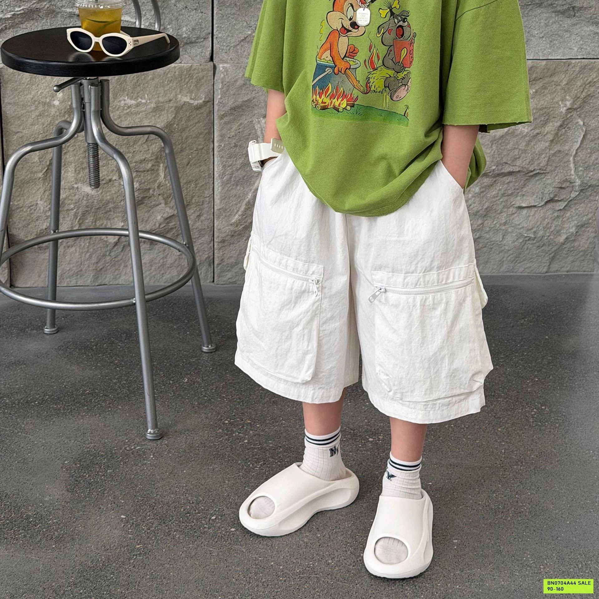 SHORT GIÓ TRẮNG TÚI HỘP FANSHU