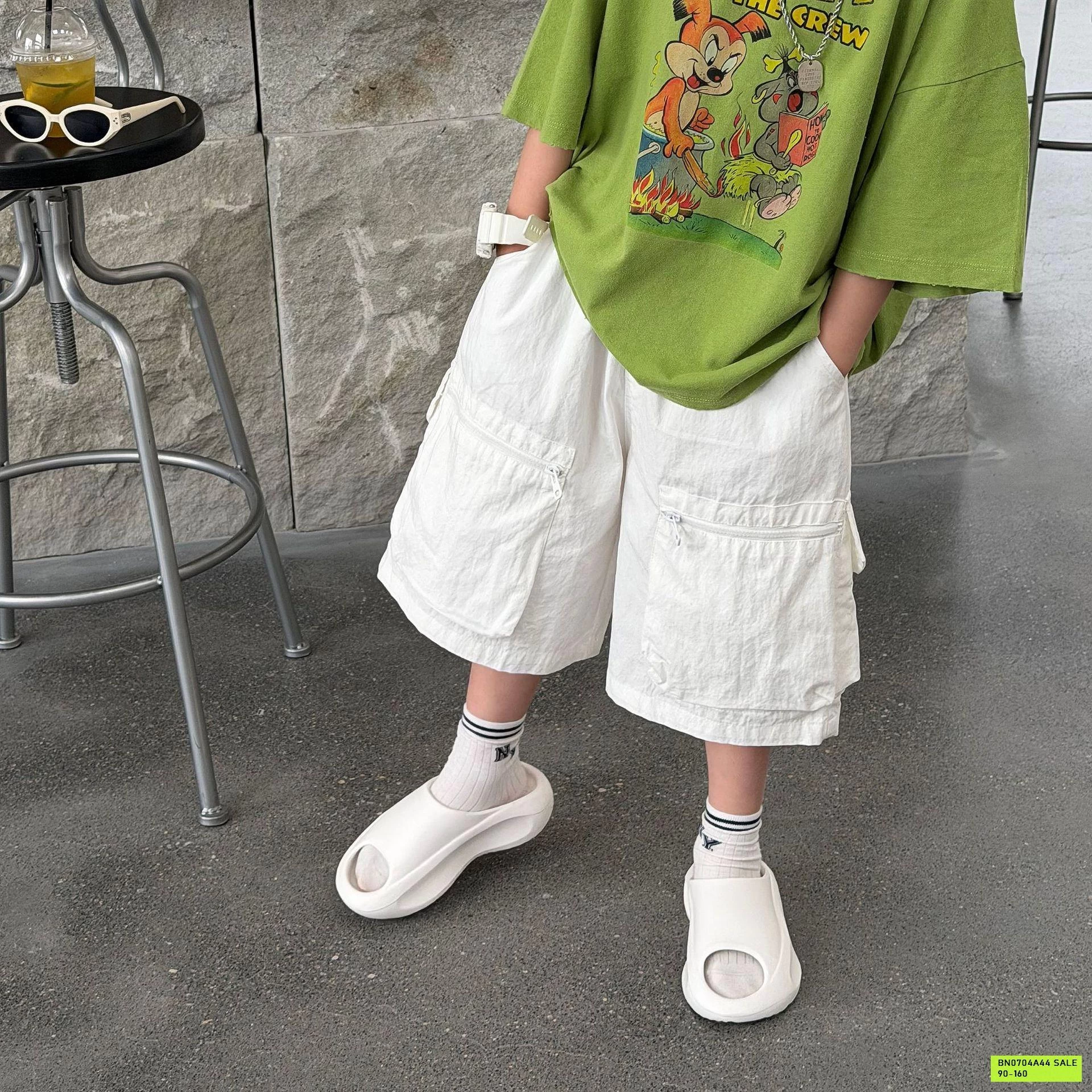 SHORT GIÓ TRẮNG TÚI HỘP FANSHU