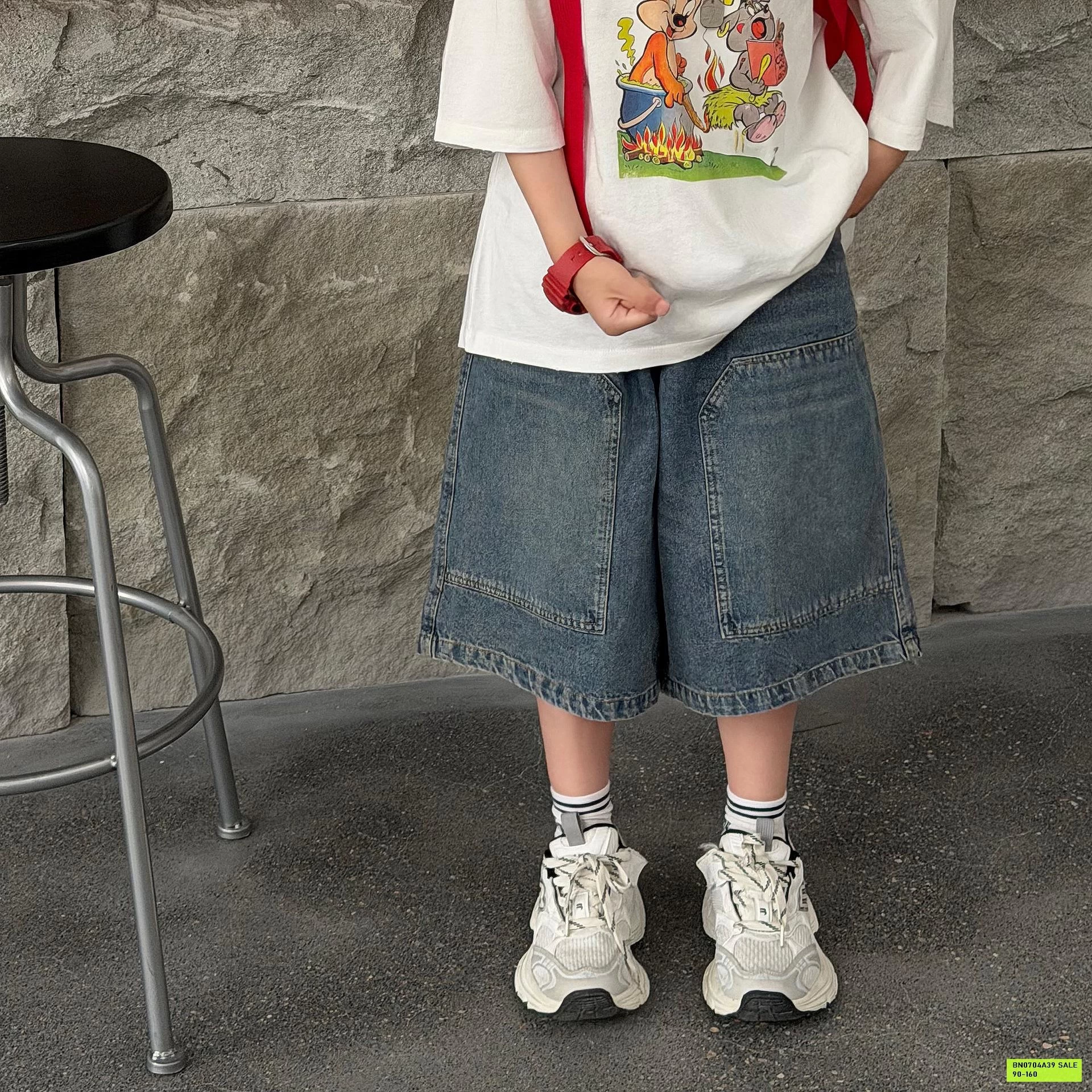 SHORT JEANS TÚI BẢN TO FANSHU