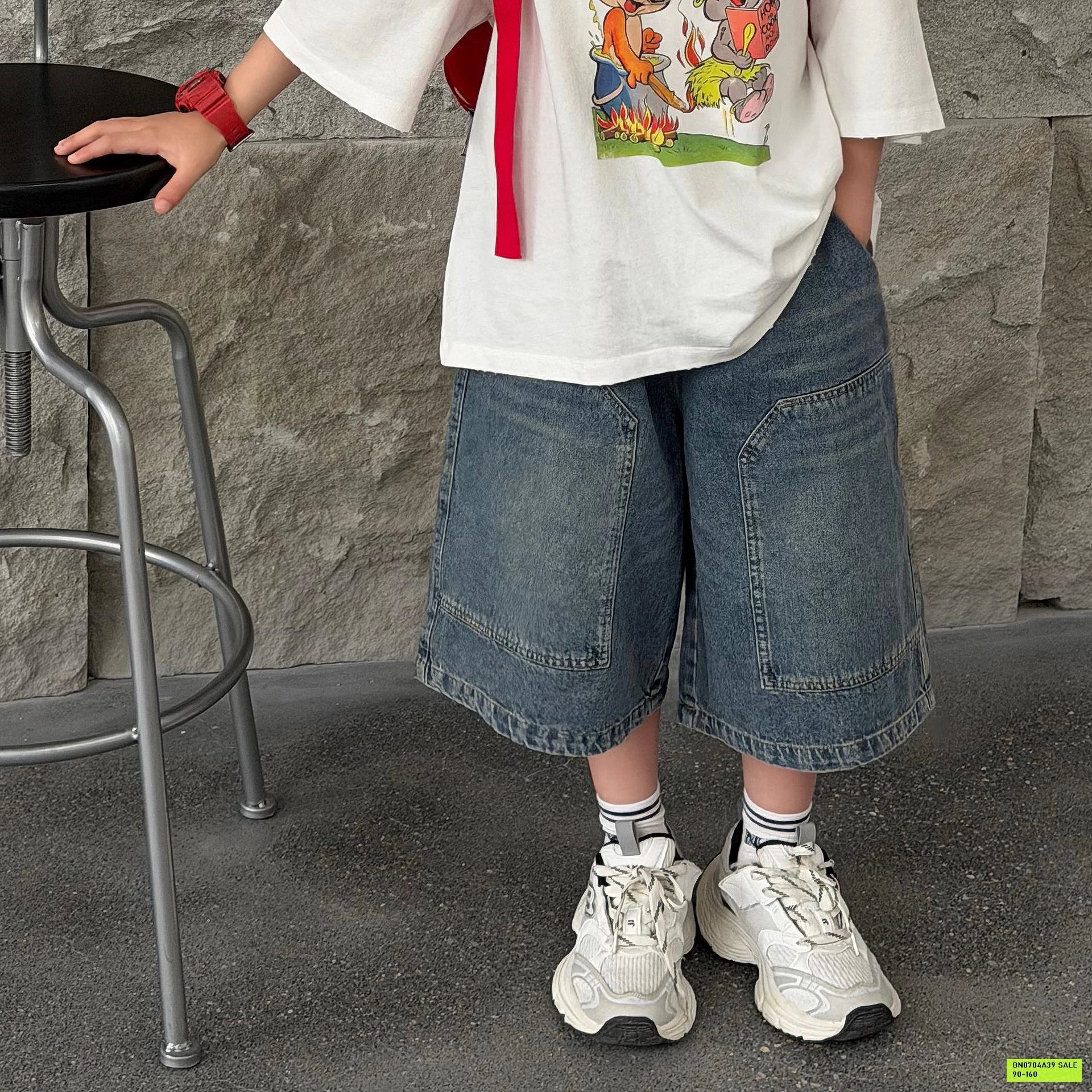 SHORT JEANS TÚI BẢN TO FANSHU